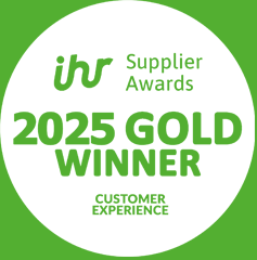 Inhouse Recruitment Supplier Awards - Customer Experience Gold Winner 2024 logo