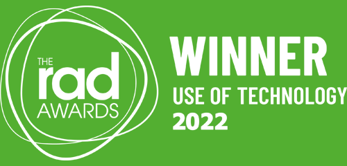 The RAD awards - Use of Technology 2022 winner logo