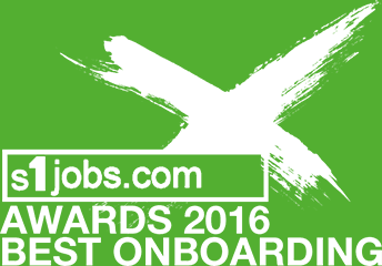S1 Jobs - Best Onboarding 2016 winner logo